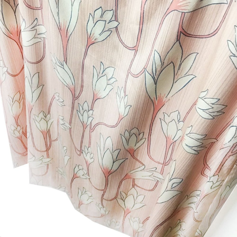 TORY BURCH Jena Pink Silk Floral Dress - Picture 6 of 9